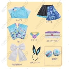 初音ミク 和バニー コスプレ衣装 非公式アレンジ｜和モダン×セクシー・高品質 - 5枚目の画像（サムネイル）