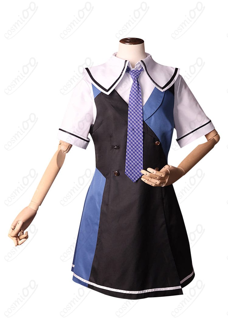 商品の正面図。グリザイア クロノスリベリオンの榊由美子コスプレ衣装の前面詳細。