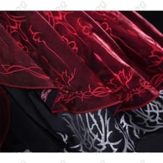 恋と深空 主人公『深紅の熱情』コスプレ衣装 エレガントで情熱的なデザイン - 4枚目の画像（サムネイル）