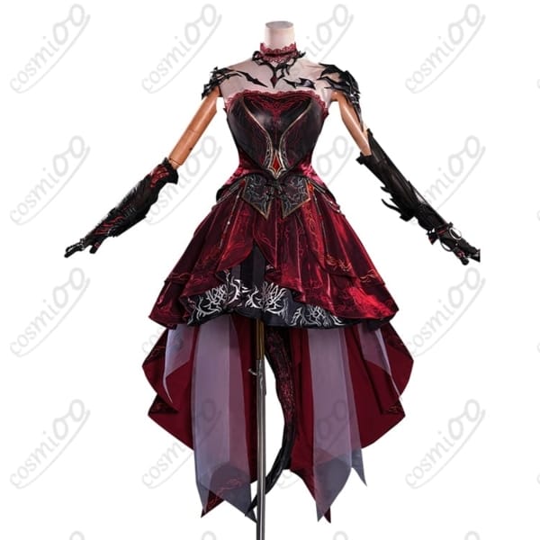 恋と深空 主人公『深紅の熱情』コスプレ衣装 エレガントで情熱的なデザイン
