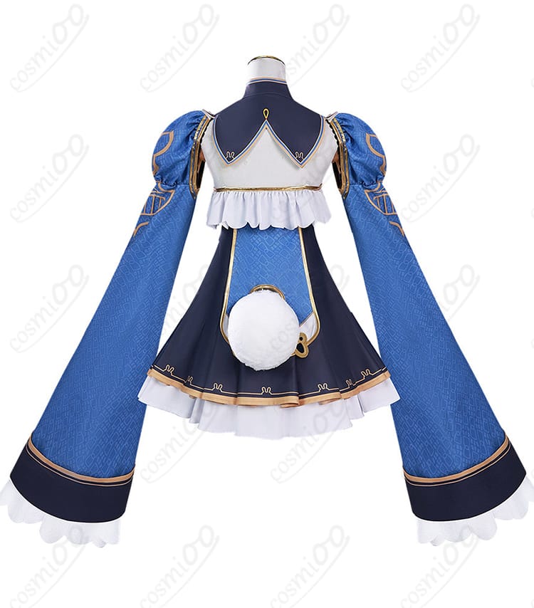 商品背面図 - 兎田ぺこら コスプレ衣装の背面、細部まで忠実に再現