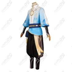 原神 旅人（空）コスプレ衣装 非公式テーマ『花の騎士』風 高再現・フルセット - 2枚目の画像（サムネイル）