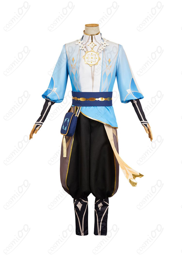 原神 空（Aether） コスプレ衣装 花の騎士 商品正面の画像。鮮明なデザインと高い再現度。