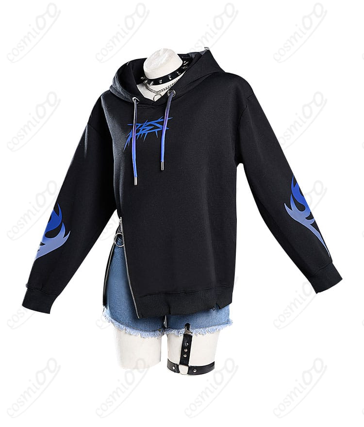 商品側面画像 - コスプレ衣装の側面デザインがよく見える画像。細部までこだわりの作り。