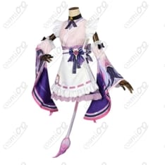 原神風・非公式 OC『夢見月瑞希』コスプレ衣装 高品質・快適な着心地 - 2枚目の画像（サムネイル）