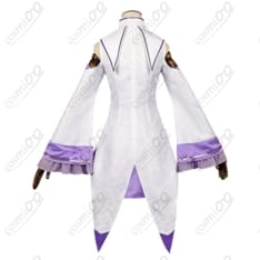 Re:ゼロ エミリア コスプレ衣装｜高再現・清楚な白×紫デザイン - 3枚目の画像（サムネイル）
