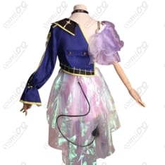 ホロライブ 常闇トワ MV衣装コスプレ 黒×紫の小悪魔スタイル 高再現フルセット - 4枚目の画像（サムネイル）