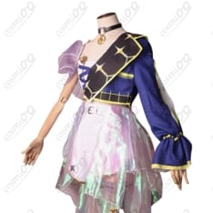 ホロライブ 常闇トワ MV衣装コスプレ 黒×紫の小悪魔スタイル 高再現フルセット - 2枚目の画像（サムネイル）