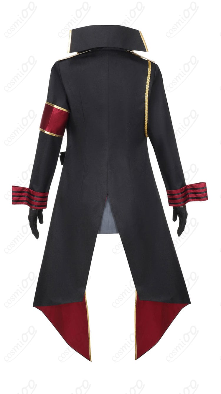 商品背面図、ブルーアーカイブ京極サツキのコスプレ衣装背面詳細。特徴的なデザインと仕上がり。
