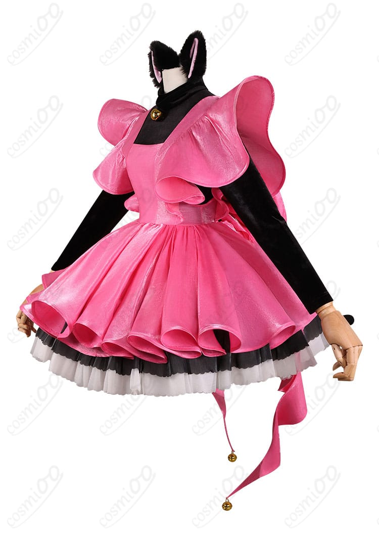商品の側面画像、コスプレ衣装の全体的なシルエット