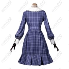 BanG Dream! Ave Mujica 若葉睦 コスプレ衣装｜チェック柄ワンピース再現 - 3枚目の画像（サムネイル）