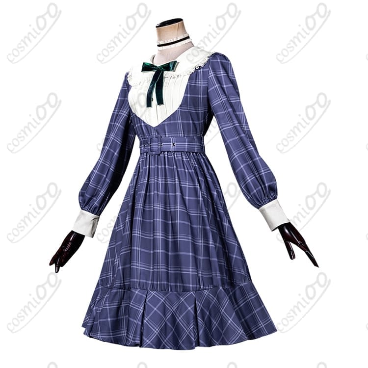 BanG Dream! Ave Mujica 若葉睦 コスプレ衣装｜チェック柄ワンピース再現 - 2枚目の画像