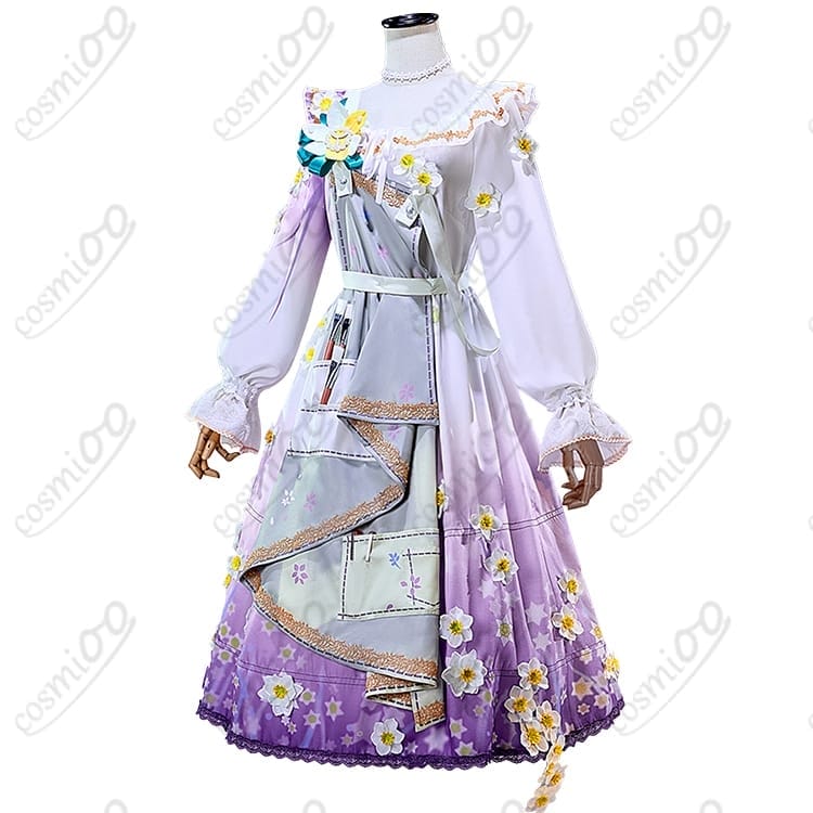 プロセカ 東雲絵名 ナーシサス・ペインタードレス コスプレ衣装 高再現・着心地◎ - 2枚目の画像