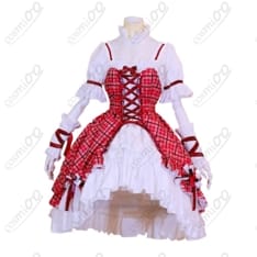 日奈森あむ『私服風チェック柄ケーキドレス』コスプレ 高再現・ガーリー