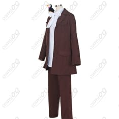 ヘタリア アイスランド コスプレ衣装 北欧軍服風 スカーフ・ぬいぐるみ付 高再現 - 2枚目の画像（サムネイル）