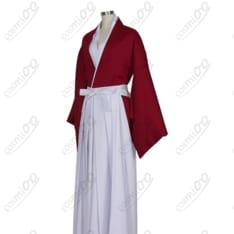 るろうに剣心 緋村剣心 コスプレ衣装｜緋色着物×白袴 高再現フルセット - 2枚目の画像（サムネイル）