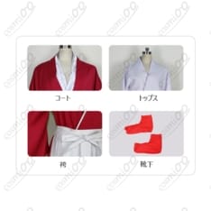 るろうに剣心 緋村剣心 コスプレ衣装｜緋色着物×白袴 高再現フルセット - 5枚目の画像（サムネイル）