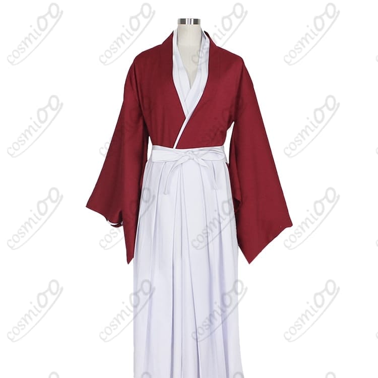 るろうに剣心 緋村剣心 コスプレ衣装｜緋色着物×白袴 高再現フルセット - 1枚目の画像