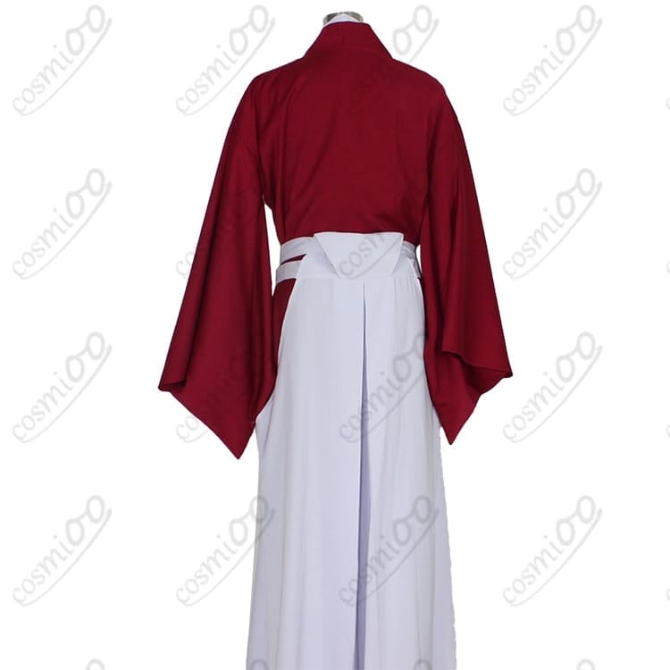 るろうに剣心 緋村剣心 コスプレ衣装｜緋色着物×白袴 高再現フルセット - 4枚目の画像