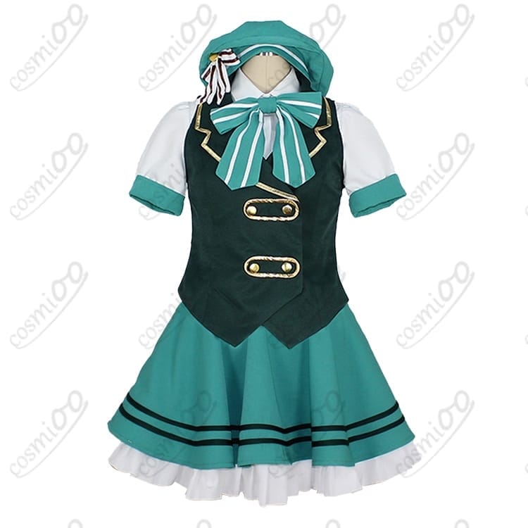 ごちうさ 宇治松千夜 メイド服コスプレ 高再現フルセット 上品デザイン - 1枚目の画像