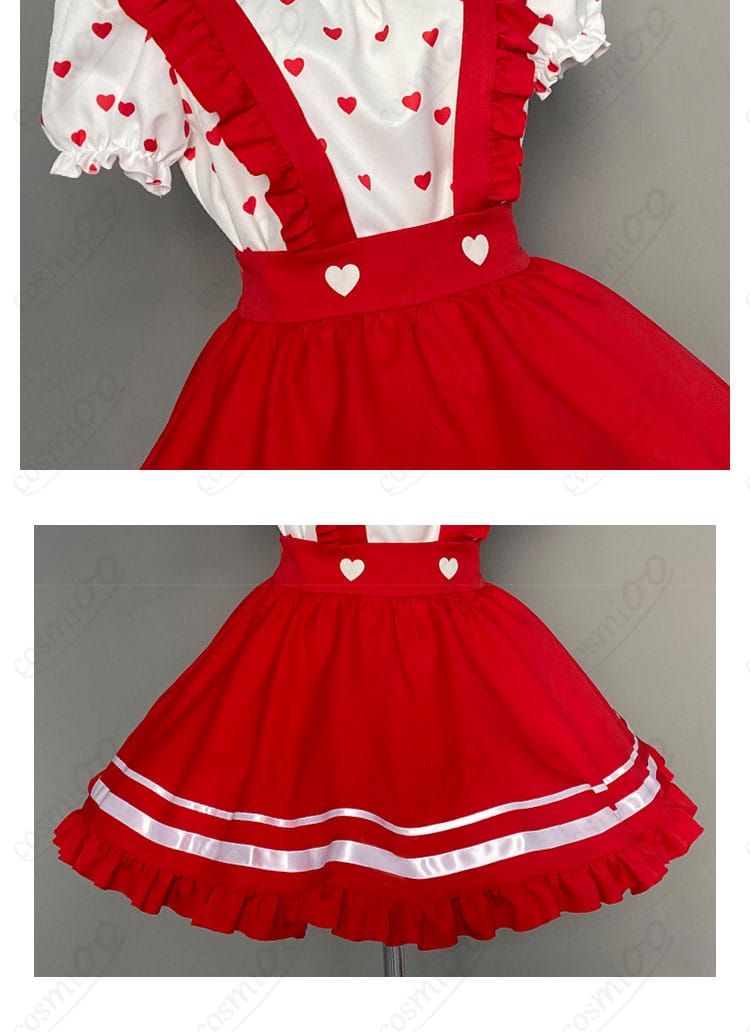 スカートの装飾細部画像。アイカツ！星宮いちごコスプレ衣装のスカートのディテール。