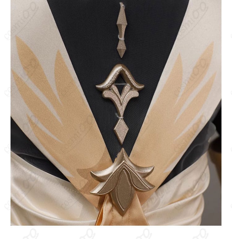 黄金裔 アグライア コスプレ衣装 背中の飾り細部、キャラクターの高い再現度を誇るデザイン。