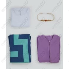 ゼルダの伝説 ゼルダ姫 お忍びの服 高再現・シーカー風ステルスデザイン - 7枚目の画像（サムネイル）