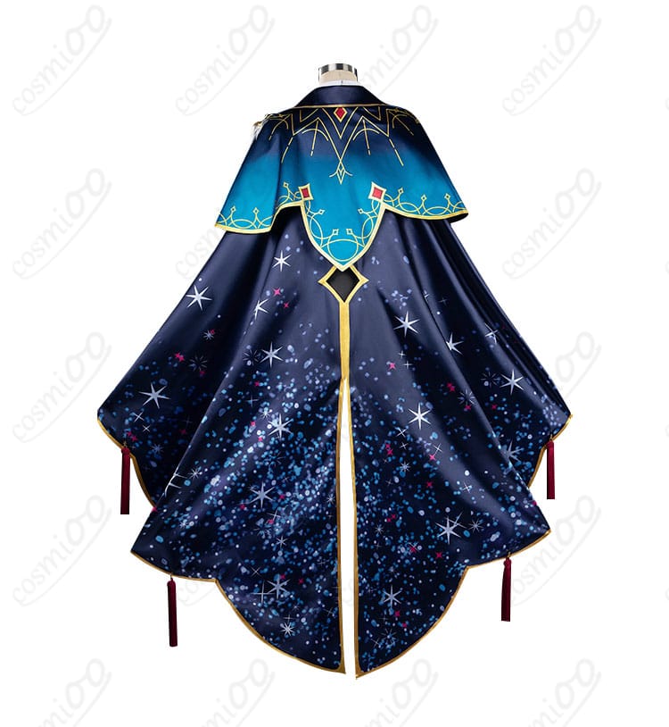 あんさんぶるスターズ！！ 影片みか・斎宮宗 コスプレ衣装『星の鳴動』 背面画像。細部までこだわったデザインが特徴的。