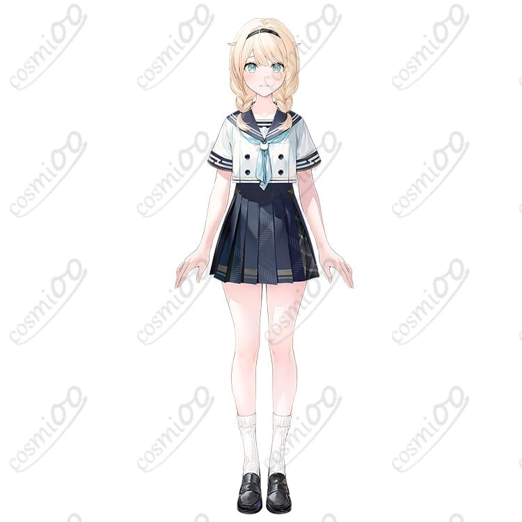 ホロライブ 風真いろは 非公式セーラー服コスプレ 高再現・清楚な和風アクセント - 2枚目の画像