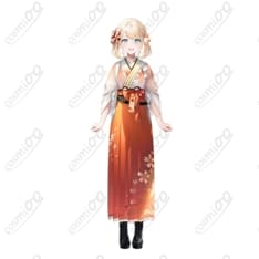 ホロライブ 風真いろは コスプレ衣装 高品質・フルセット 清楚な侍モチーフ - 1枚目の画像（サムネイル）