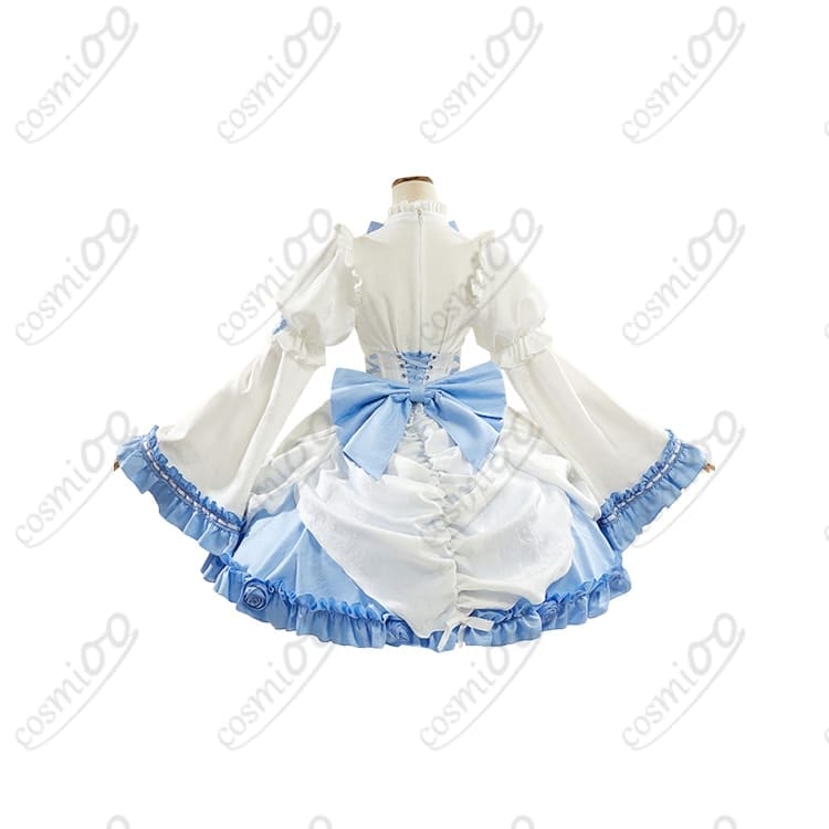 リゼロ レム ゴシックドレス コスプレ衣装 高品質・フルセット 優雅で可憐 - 3枚目の画像