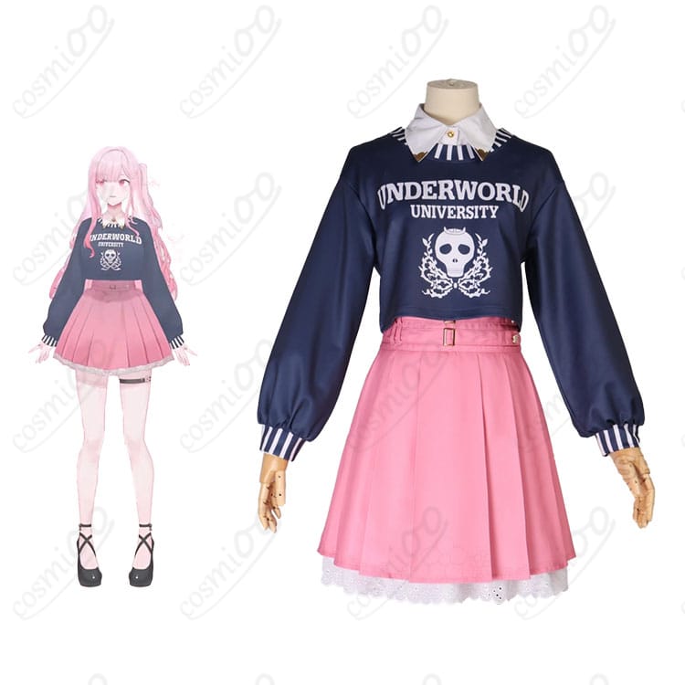 ホロライブ森カリオペ コスプレ衣装×キャラクター着用イメージ カワイイ衣装忠実再現｜コスプレ通販COSCLT