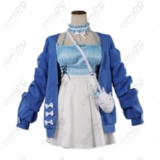 ホロライブ「フワワ・アビスガード」コスプレ衣装 通気性◎ 耳・尻尾付き 高再現