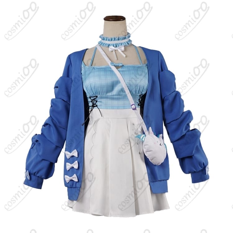 ホロライブ「フワワ・アビスガード」コスプレ衣装 通気性◎ 耳・尻尾付き 高再現 - 1枚目の画像