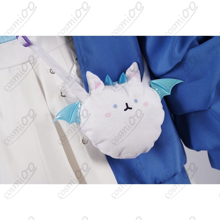 ホロライブ「フワワ・アビスガード」コスプレ衣装 通気性◎ 耳・尻尾付き 高再現 - 6枚目の画像