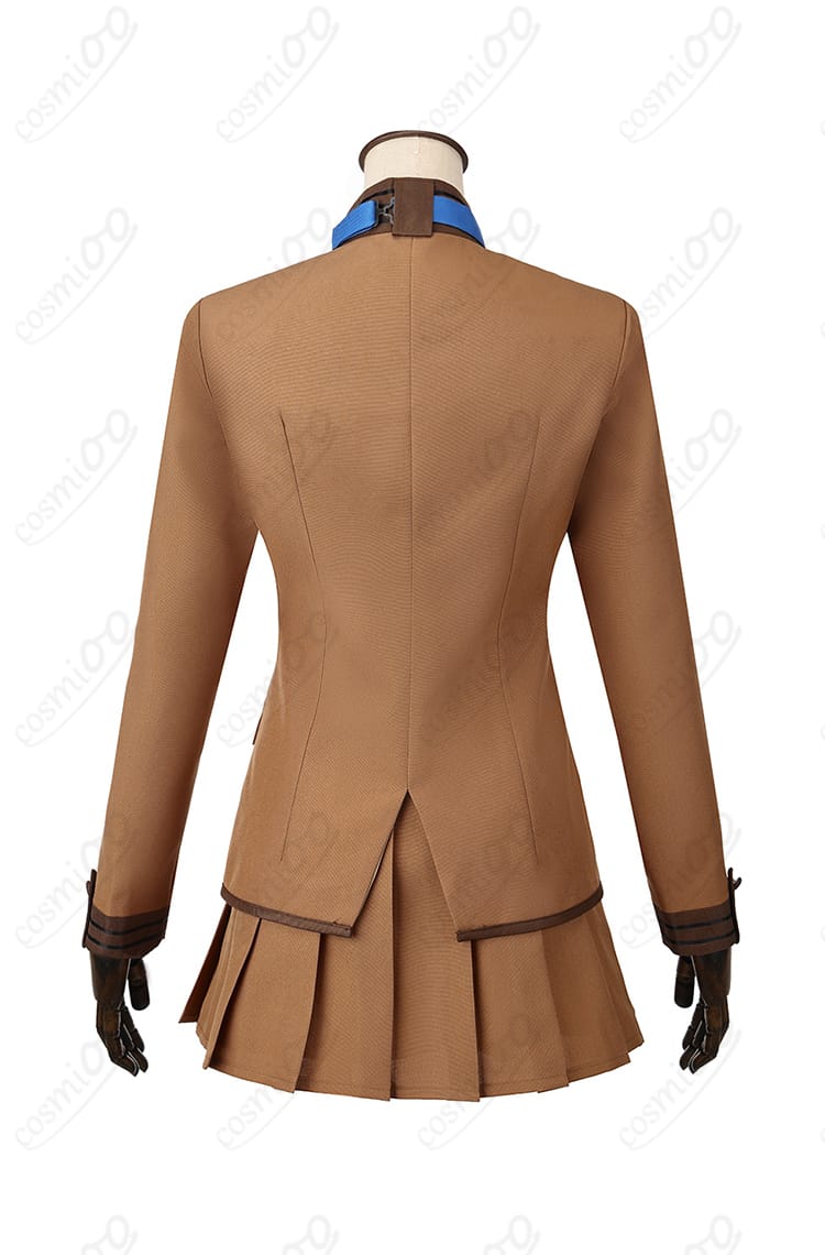 FGO 岸波白野 制服 コスプレ衣装 背面デザイン｜プリーツと刺繍を忠実再現