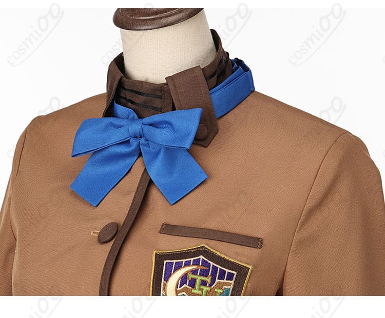 FGO 岸波白野 制服 コスプレ衣装 えり元リボン装飾ディテール｜可愛さアップ