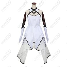 月姫 アルクェイド コスプレ衣装 白ニット×濃紺スカート 高再現フルセット - 1枚目の画像（サムネイル）