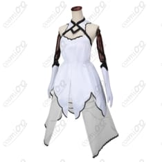 月姫 アルクェイド コスプレ衣装 白ニット×濃紺スカート 高再現フルセット - 2枚目の画像（サムネイル）