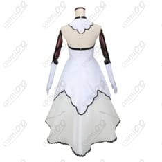 月姫 アルクェイド コスプレ衣装 白ニット×濃紺スカート 高再現フルセット - 3枚目の画像（サムネイル）