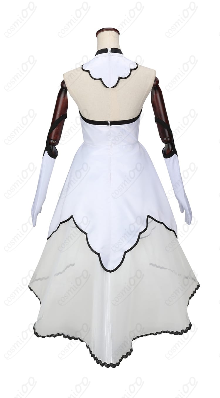 FGO アルクェイド コスプレ衣装 背面ビュー｜ファスナー位置も要チェック