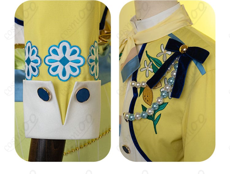 パープレックス コスプレ衣装 袖口装飾ステッチ｜細かい刺繍でこだわり仕上げ