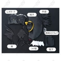 リゼロ『レム・幻夜の魔法使いver.』コスプレ高再現・フルセット - 5枚目の画像（サムネイル）