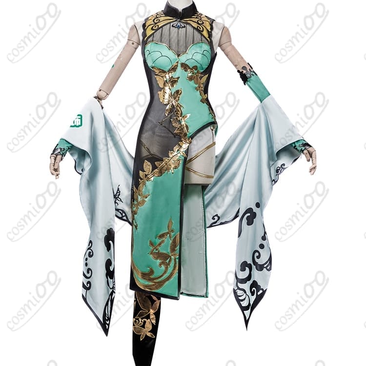 五維介質『蒼穹』コスプレ衣装｜清澄な空を纏う透明感・神秘的デザイン - 1枚目の画像