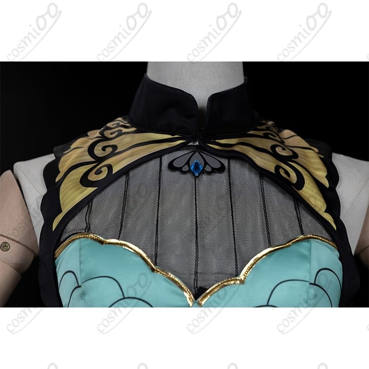 五維介質『蒼穹』コスプレ衣装｜清澄な空を纏う透明感・神秘的デザイン - 4枚目の画像