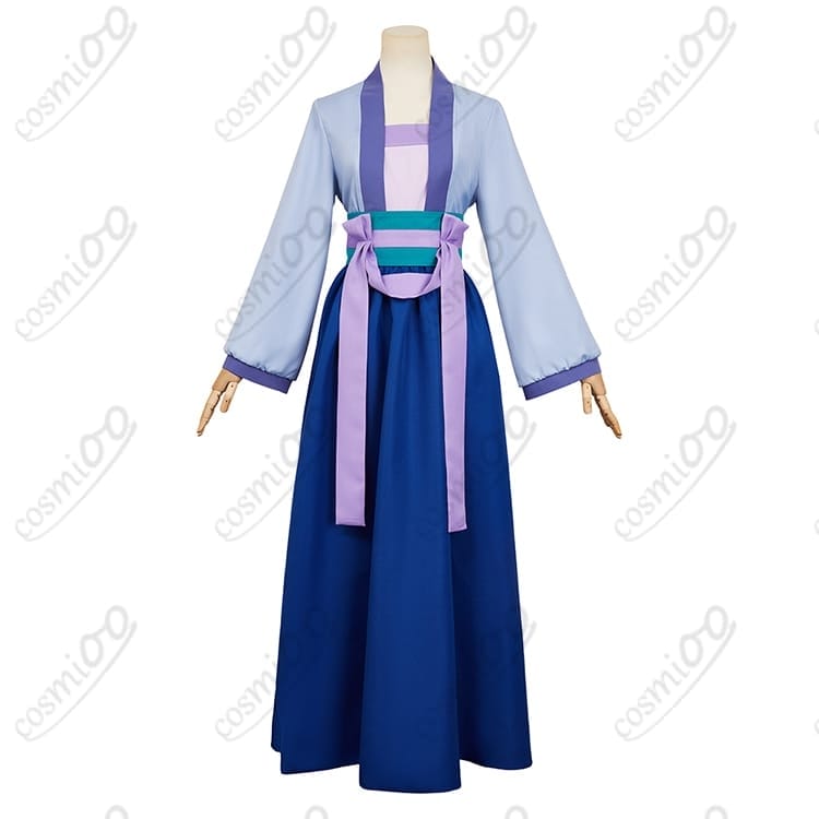 薬屋のひとりごと 猫猫 コスプレ衣装 緑系×髪飾り 高再現・動きやすい - 1枚目の画像