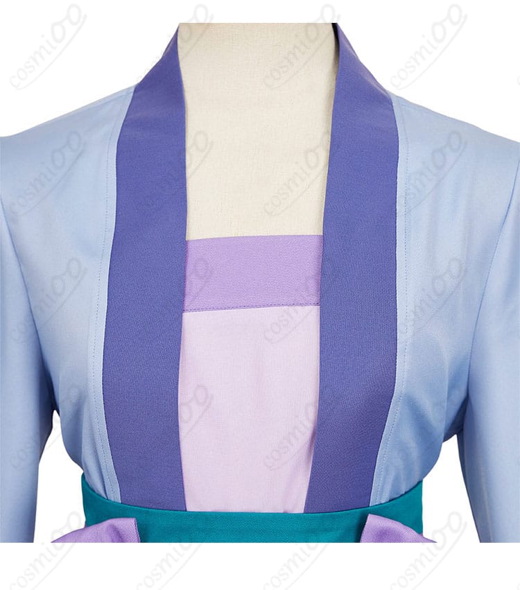 薬屋のひとりごと 猫猫（マオマオ） コスプレ衣装の服の領口装飾細節。エレガントで美しい装飾