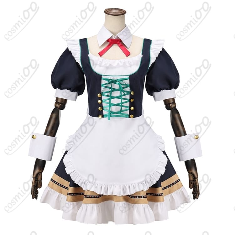 ブルーアーカイブ 牛牧ジュリ コスプレ衣装｜透け感素材のアルバイト風デザイン - 1枚目の画像