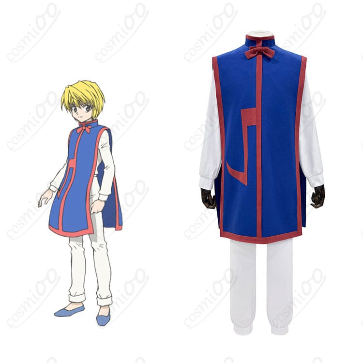 HUNTER×HUNTER クラピカ コスプレ衣装とアニメキャラクターの再現写真。完璧な再現度をお楽しみください！