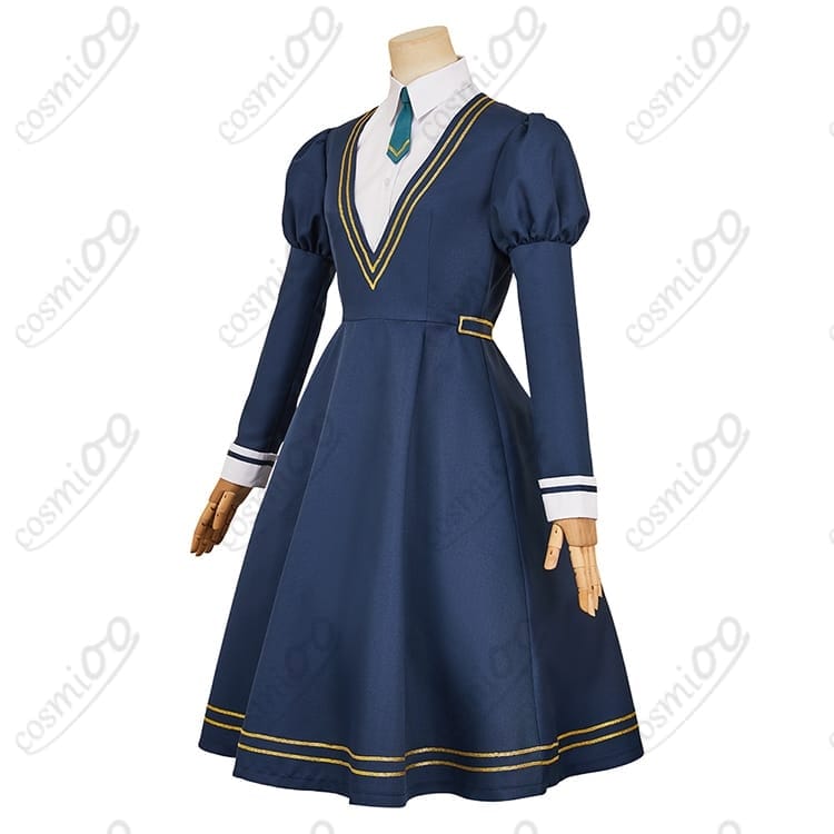 ウィッチウォッチ「宮尾音夢」コスプレ衣装 清楚で可憐な学生制服フルセット - 2枚目の画像